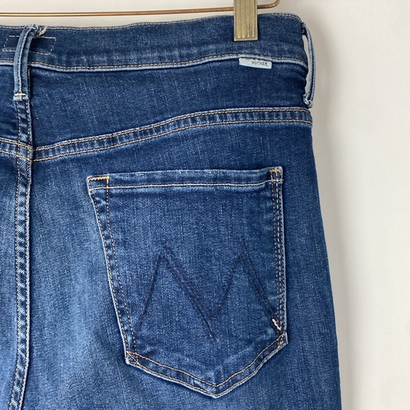 Mother Denim The Stunner Ankle Fray Skinny Jeans in Teaming Up - Size 32 - Picture 11 of 17